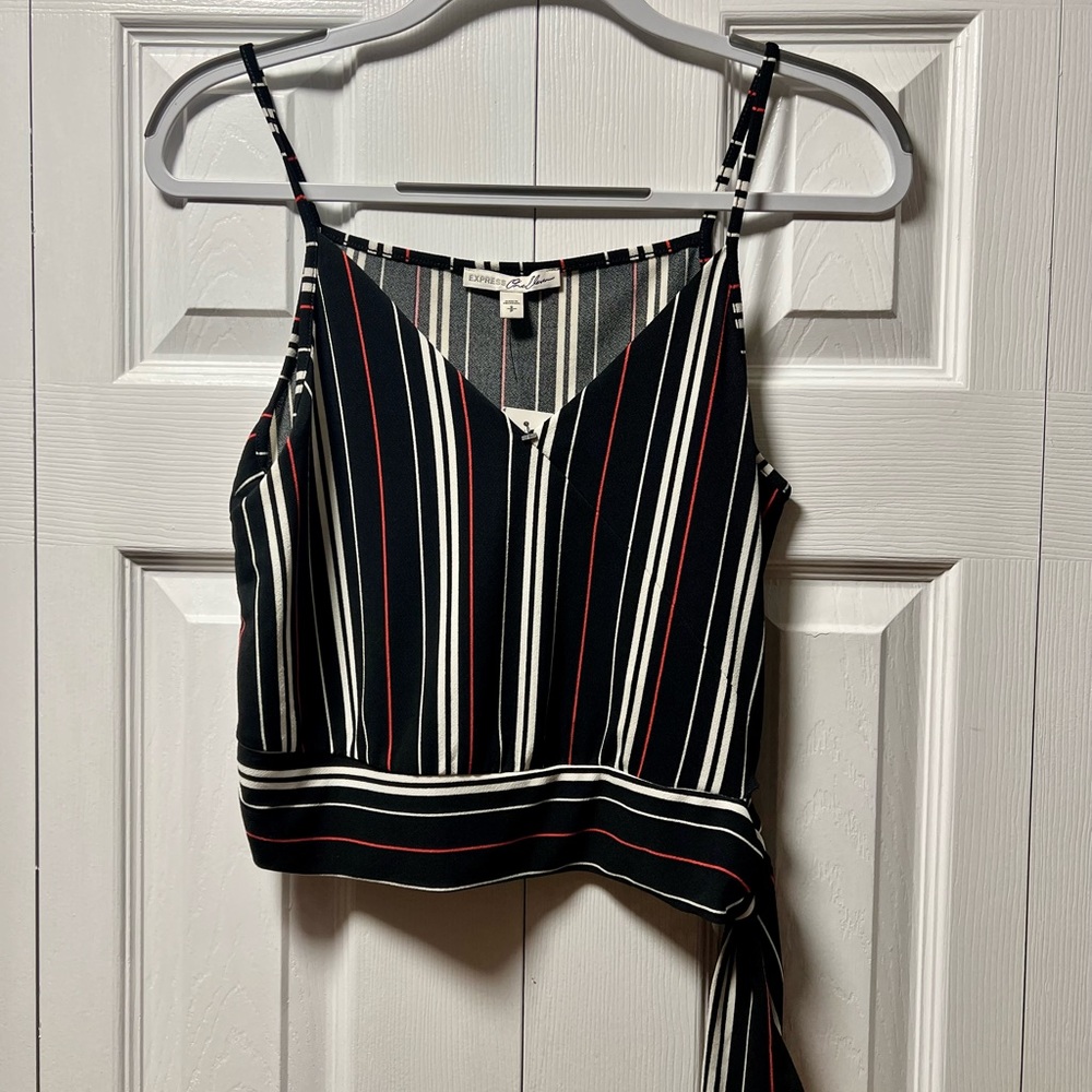 EXPRESS ONE-ELEVEN SMALL TANK TOP WITH SIDE TIE